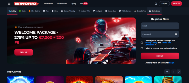 Winorio casino betrouwbaar